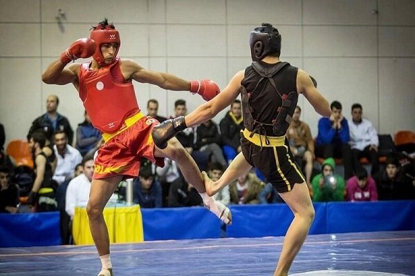 رقابت ورزشکاران مهابادی در مسابقات ووشو قهرمانی کشور