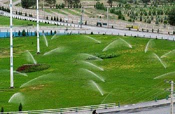 آبیاری فضای سبز شرق تهران مکانیزه می‌شود