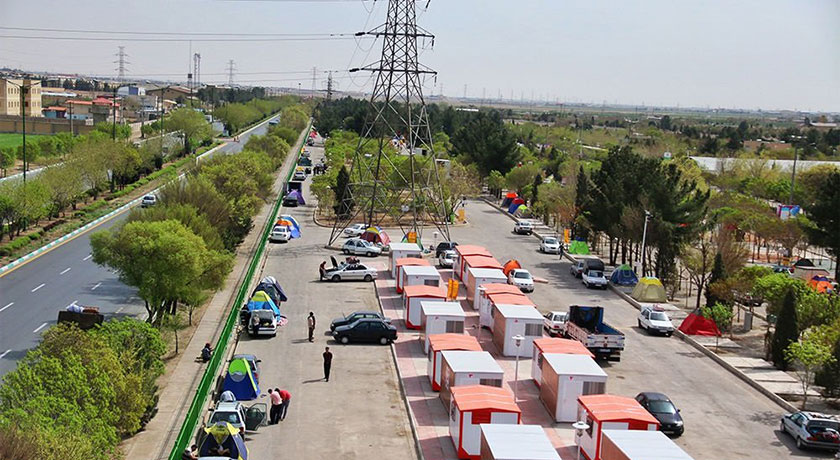 میزبانی باغ فدک اصفهان از ۱۹ هزار خودرو تا ۱۰ فروردین‌