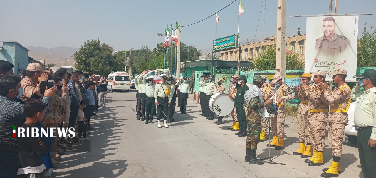 پیکر شهید سرباز وظیفه شناس در گچساران تشییع شد