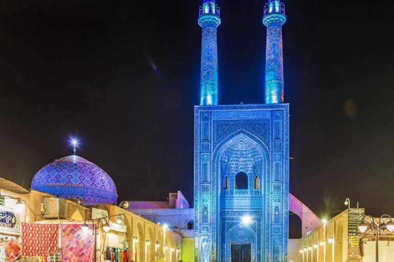 مسجد جامع، پربازدیدترین جاذبه گردشگری یزد