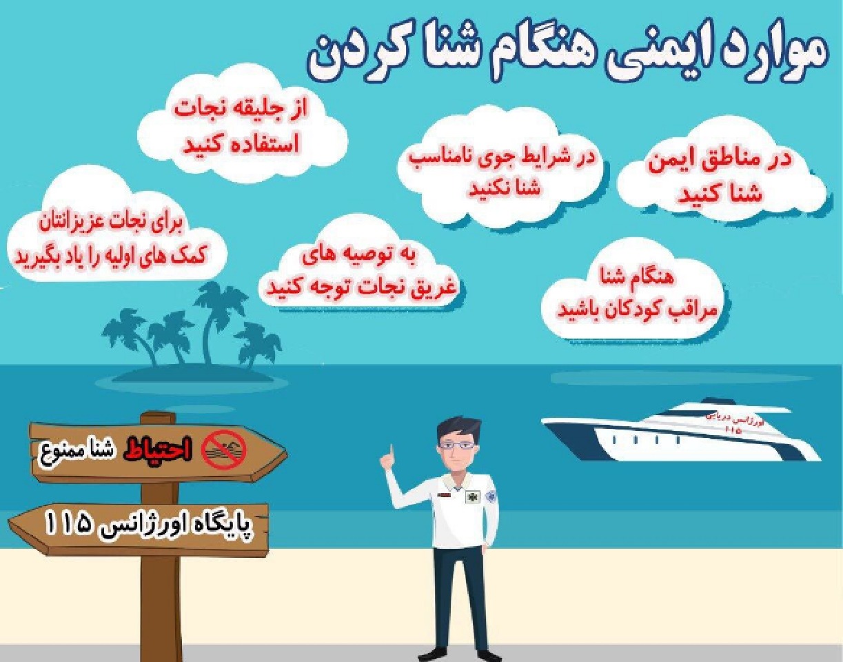 توصیه هایی برای پیشگیری از غرق ‌شدگی