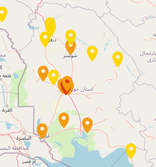 هوای شش شهر خوزستان آلوده برای گروه‌های حساس