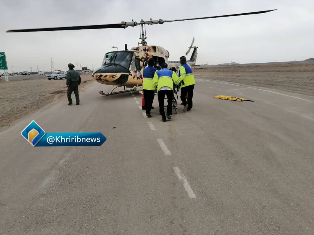 ۵ مجروح  در حادثه رانندگی در محور  مشهد- نیشابور