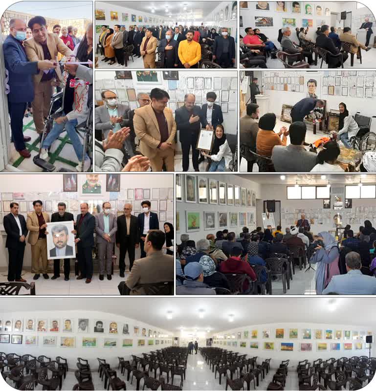 افتتاح نگارخانه معجزه در سفیدشهر آران و بیدگل