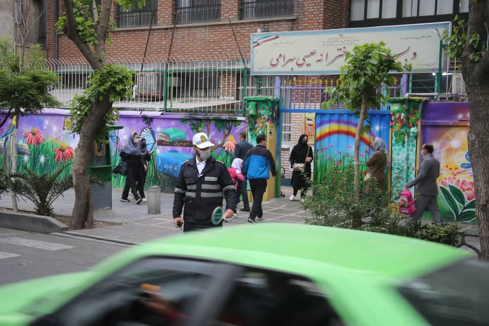 وضعیت ترافیکی معابر شهر تهران در روز سه شنبه ۲۳ فروردین ۱۴۰۱