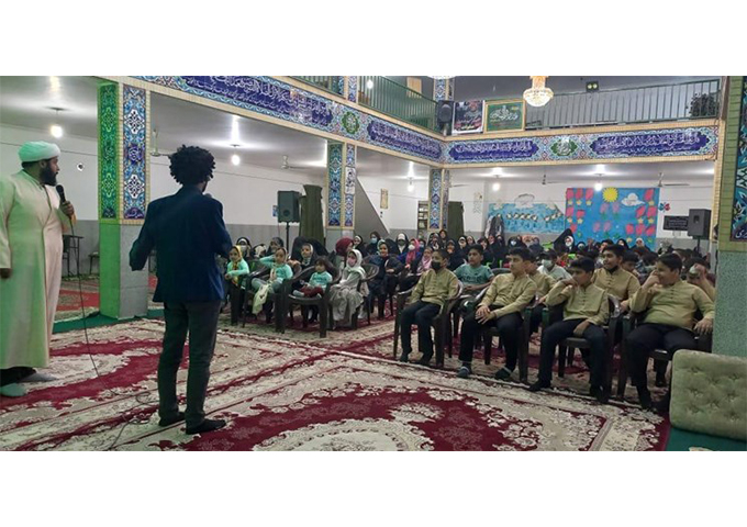 اجرای ویژه برنامه کودک فیروزه‌ای در یزد