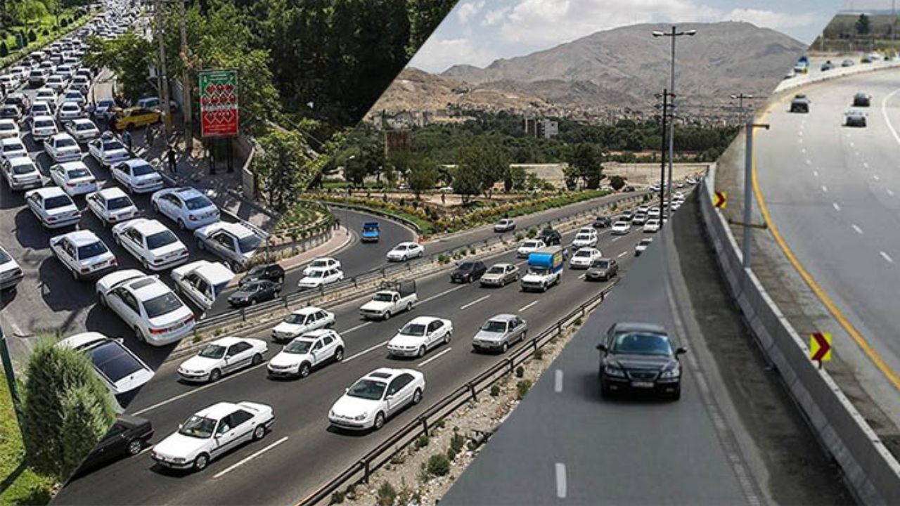 وضعیت ترافیکی معابر پایتخت؛ دوشنبه ۲۹ فروردین
