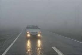 مه گرفتگی در جاده‌های شمالی خراسان رضوی  و کاهش دید رانندگان