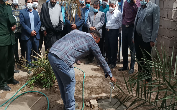 بهره مندی هفت روستای ریگان از نعمت اب اشامیدنی سالم.