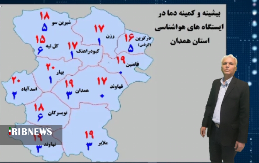 غبار رقیق میهمان ناخوانده استان همدان