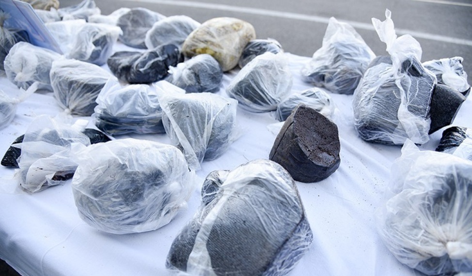 کشف تقریبا ۱۷۰ کیلو موادمخدر در «حاجی آباد» هرمزگان