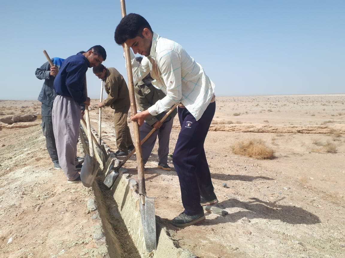 اجرای مراسم سنتی جوب روبی در روستای سرو علیا عقدا