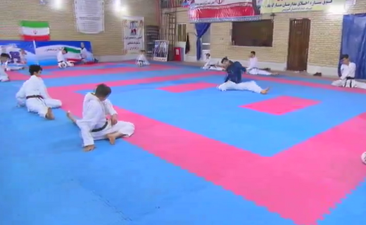 برپایی اردوی نوروزی کاراته کا‌های استان قزوین