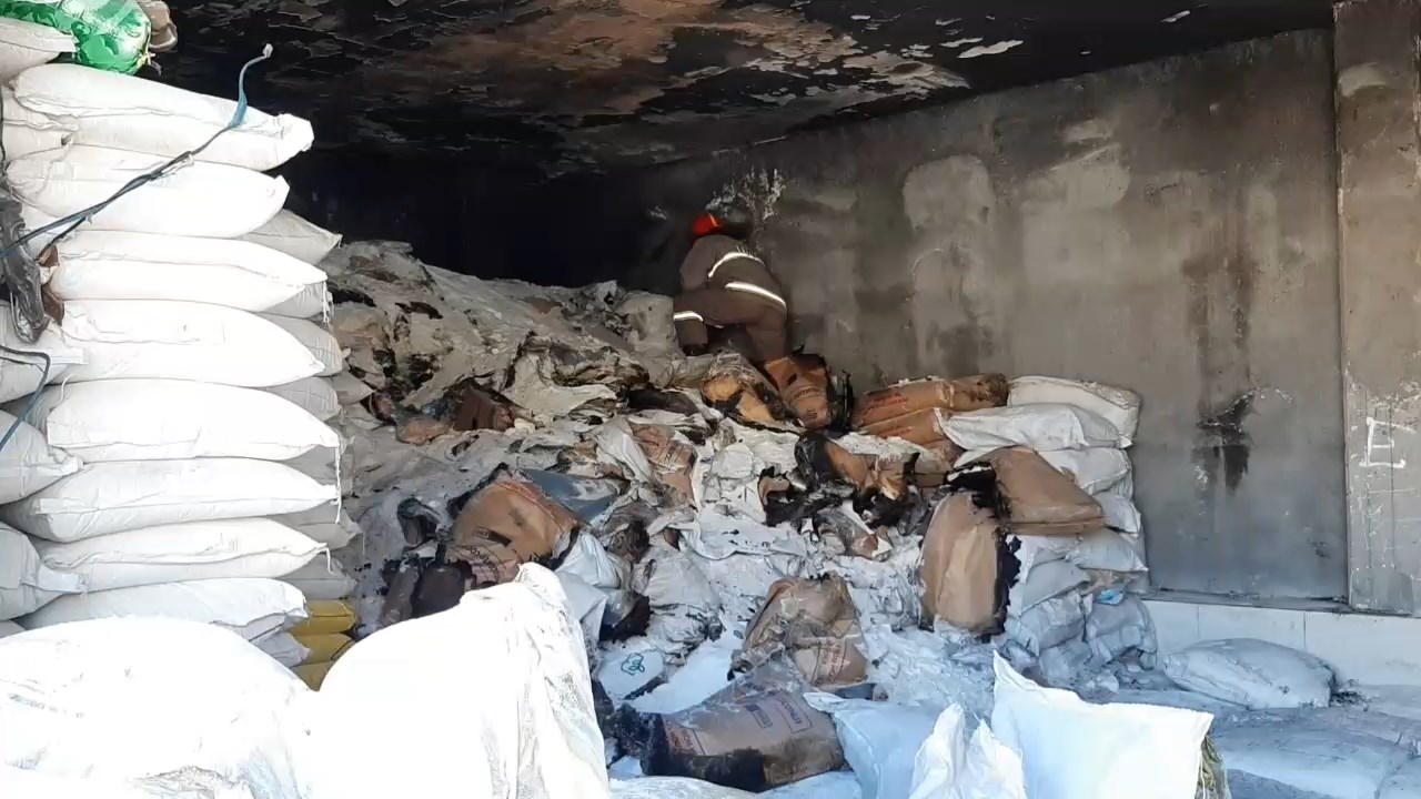 آتش سوزی باشگاه بدنسازی