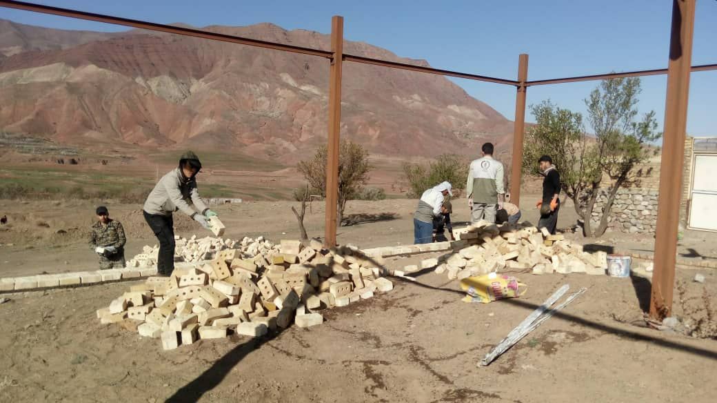 برگزاری اردوی جهادی در روستا‌ی دافی بخش کدکن