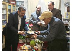 دیدار نوروزی وزیر فرهنگ با استاد عبدالله انوار
