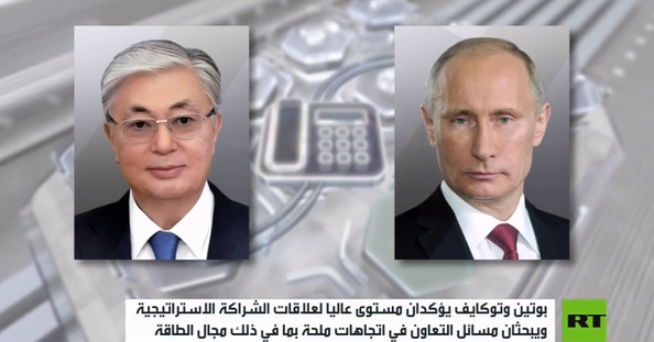 گفتگوی روسای جمهور روسیه و قزاقستان در خصوص همکاری در زمینه انرژی