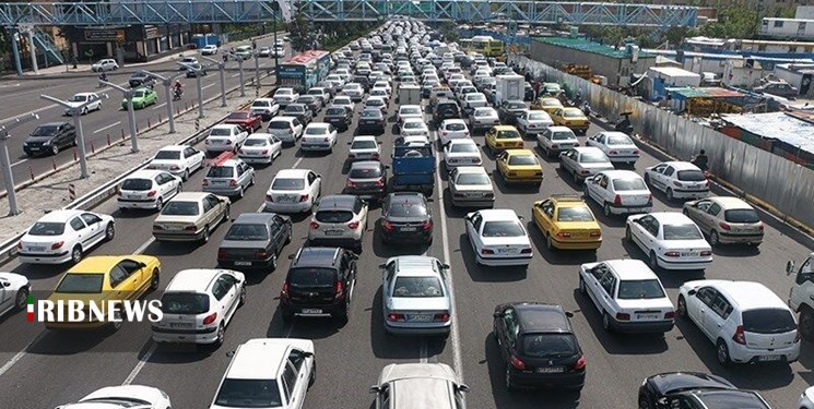 ترافیک سنگین در آزادراه قزوین – کرج و محور شهریار – تهران