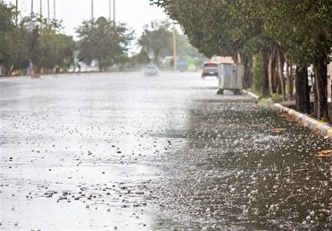 بارش باران در آبادان با تقویت سامانه بارشی