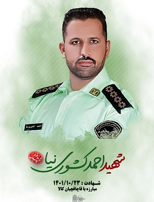 دستگیری عامل شهادت سروان احمد کشوری نیا