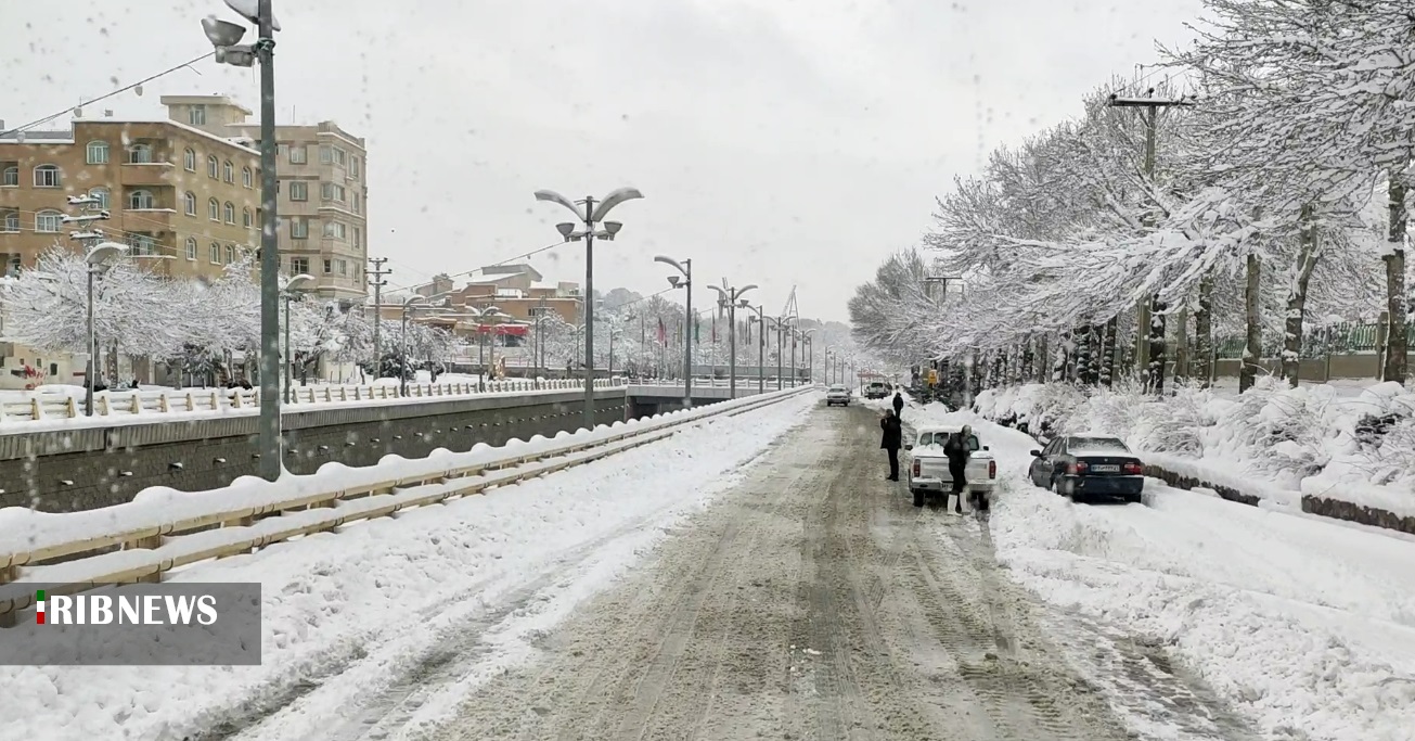 ثبت بیشترین میزان بارش برف در کامیاران