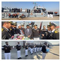 پهلوگیری ناوگروه نیروی دریایی ارتش ایران در پاکستان