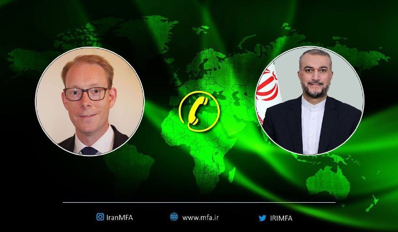 گفتگوی تلفنی وزرای خارجه ایران و سوئد