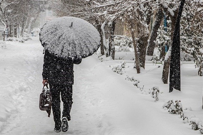 طزره رکورد دار بارش برف در استان سمنان