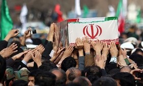 تشییع پیکر مطهر ۱۲ شهید گمنام در مشهد همزمان با سراسر کشور