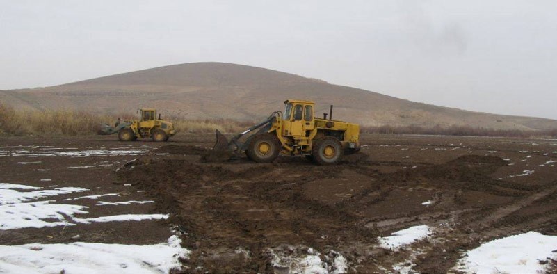 رفع تصرف 150 هکتار از اراضی تالاب نوروزلو میاندوآب