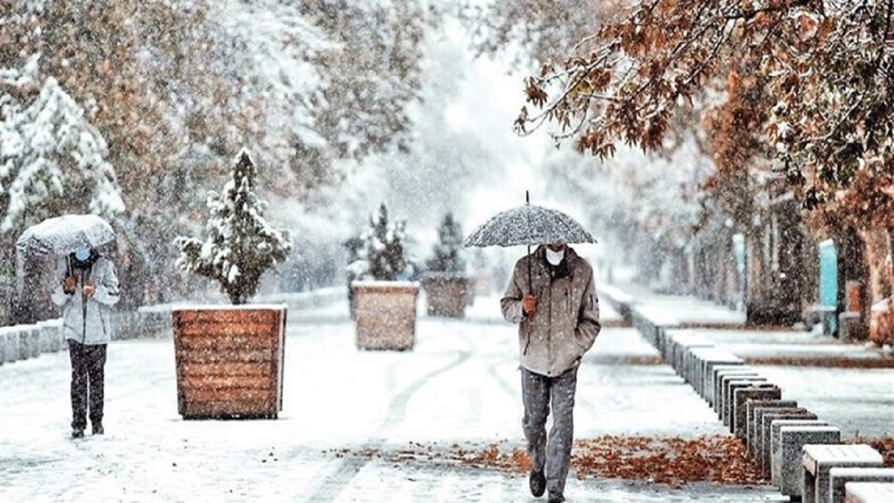آسمان استان مهمان برف و باران است