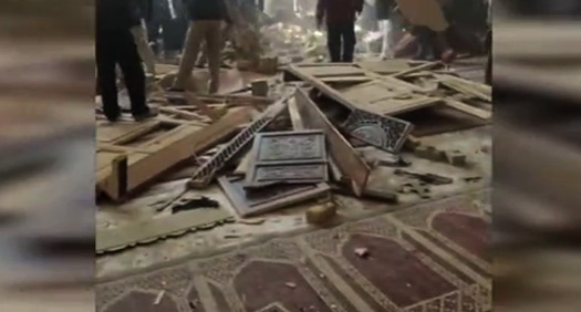 افزایش شمار کشته‌های انفجار مسجد پیشاور به ۶۱نفر