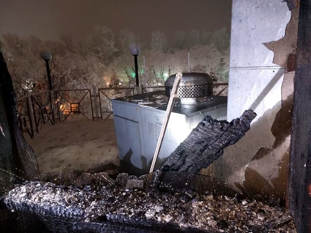 آتش‌سوزی گسترده در باغ رستوران همدان مهار شد