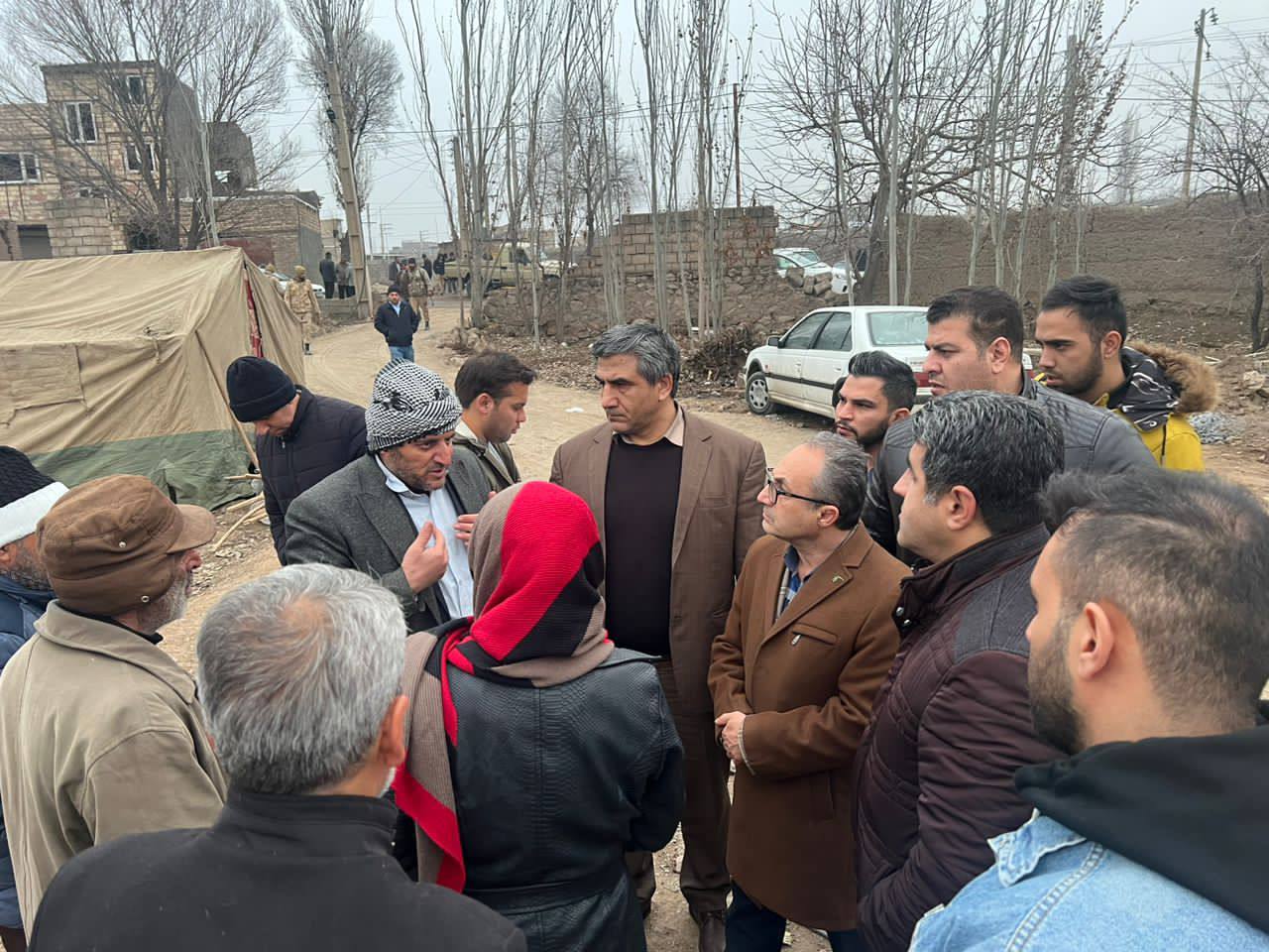 کمک رسانی اعضای هیئت بدنسازی استان آذربایجان غربی به زلزله زدگان خوی