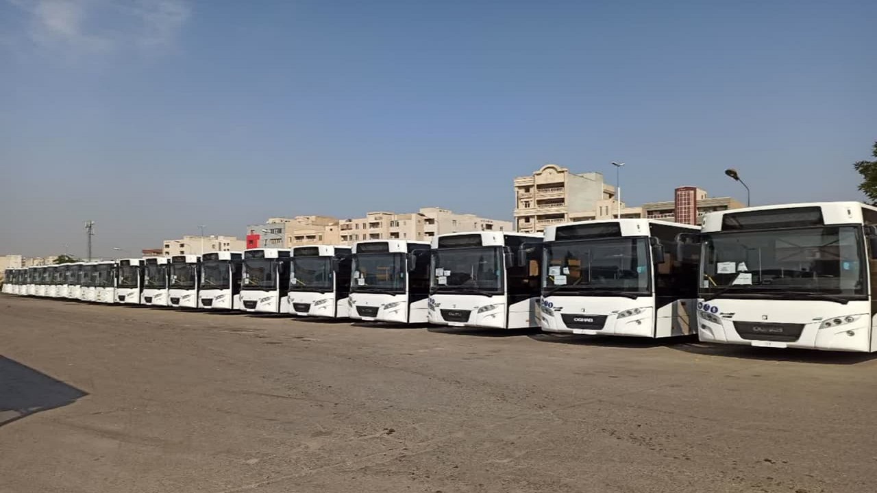 ۴۰ دستگاه اتوبوس جدید در اهواز به راه می‌افتند