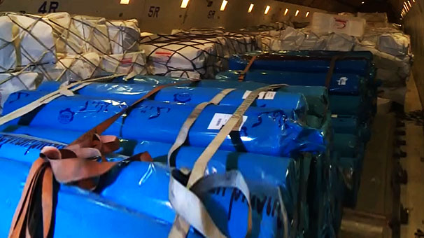 ورود هواپیمای حامل کمک‌های انسان دوستانه ایران به سوریه