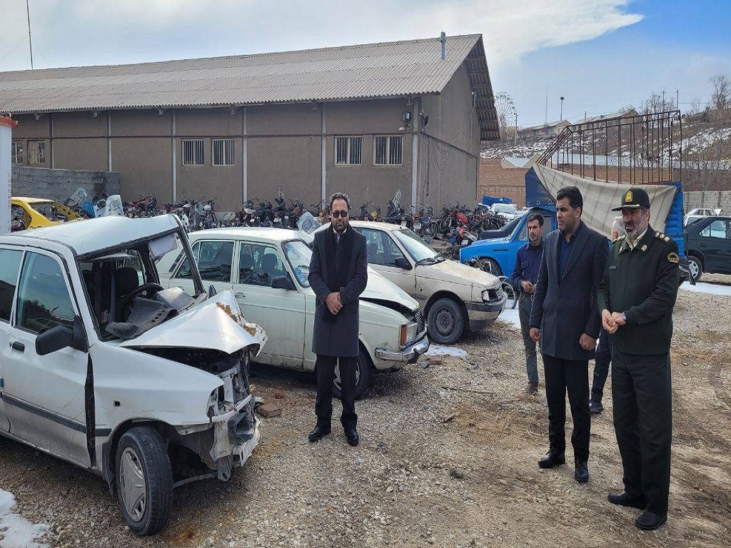 تعیین تکلیف بیش از هزار وسیله نقلیه توقیفی در آذرشهر