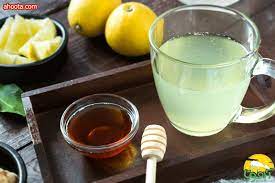 لیمو، عسل و آب گرم