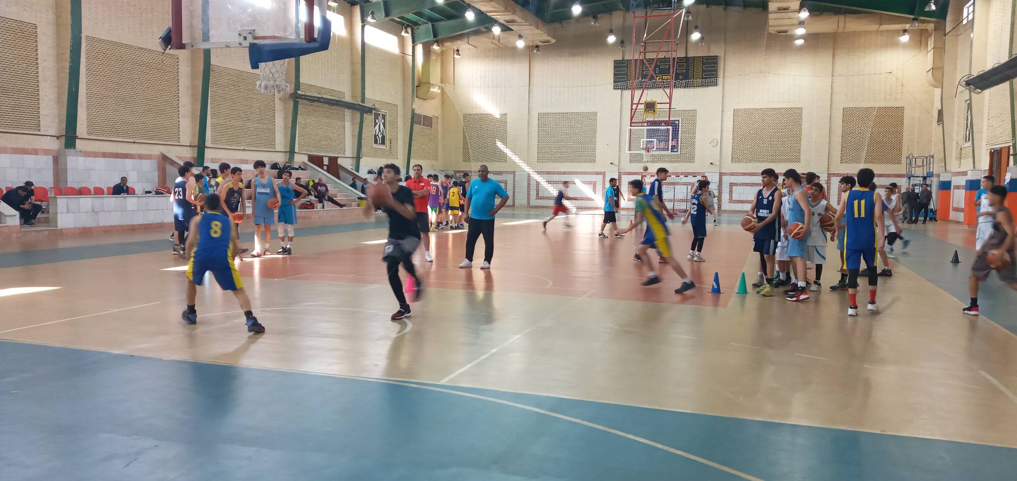 پایان اردوی استعداد یابی بسکتبال نوجوانان کشور در گچساران