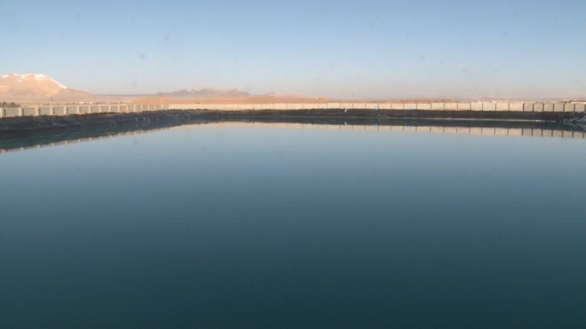 افتتاح استخر ذخیره آب در روستای ونداده میمه