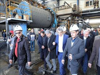 افتتاح طرح توسعه خط تولید کنسانتره سنگ آهن در قروه