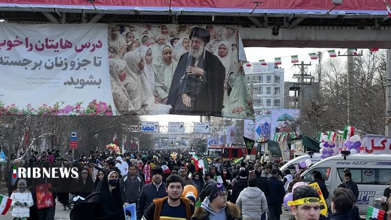 آغاز راهپیمایی ۲۲ بهمن در البرز