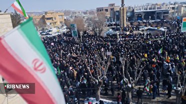 جلوه هایی از حضور مردم انقلابی آذربایجان غربی