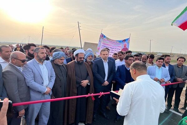 احداث جاده ابوصخیر در شادگان به مناسبت دهه فجر