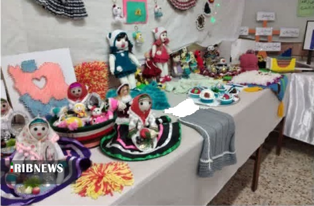افتتاح بازارچه کار آفرینی در هنرستان دخترانه شهدا رامشیر