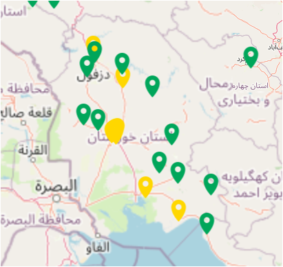 هوای پاک و قابل قبول در اغلب شهرهای خوزستان