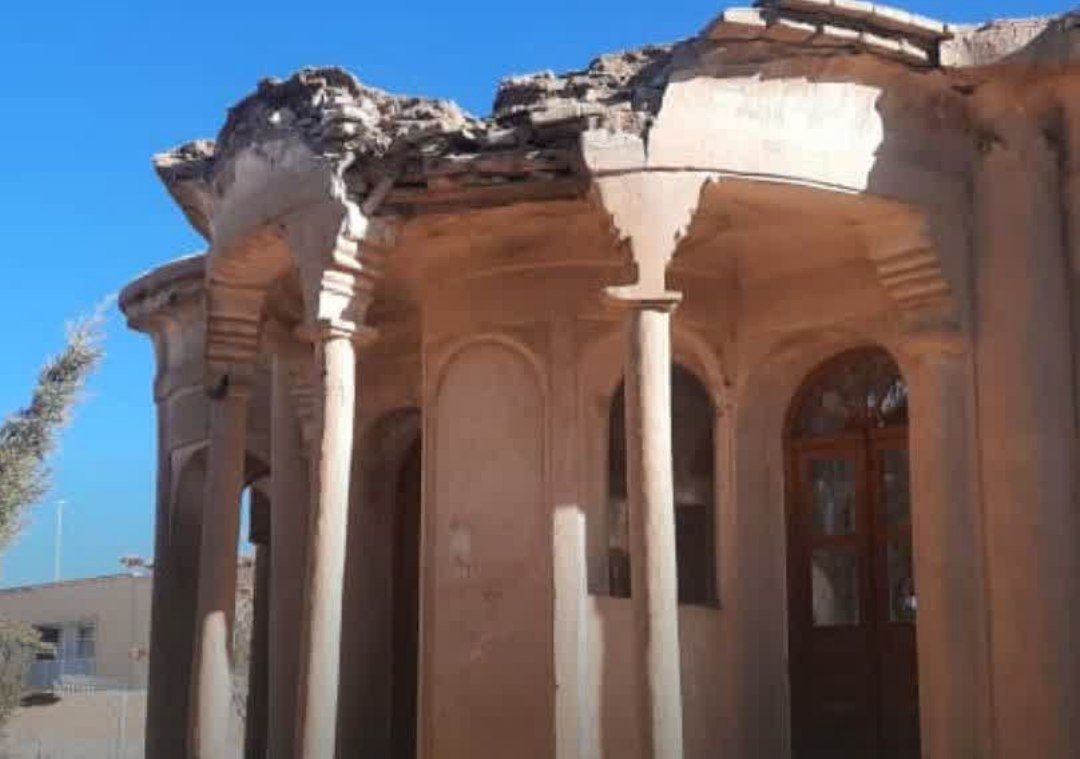 عمارت کلاه فرنگی آباده مرمت می‌شود