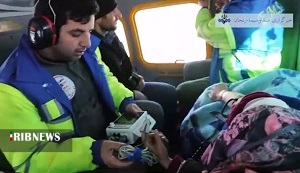نجات مادر و نوزاد با اورژانس هوایی  زنجان