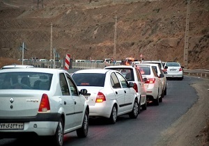 ترافیک سنگین در آزادراه کرج – قزوین
